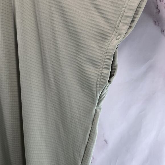 NRS Gown Robe Hooded Changing Poncho Micro Grid Fleece Camp Dress One Size Green - Picture 9 of 12